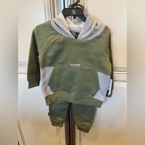 Volcom Olive Hoodie Jog Set